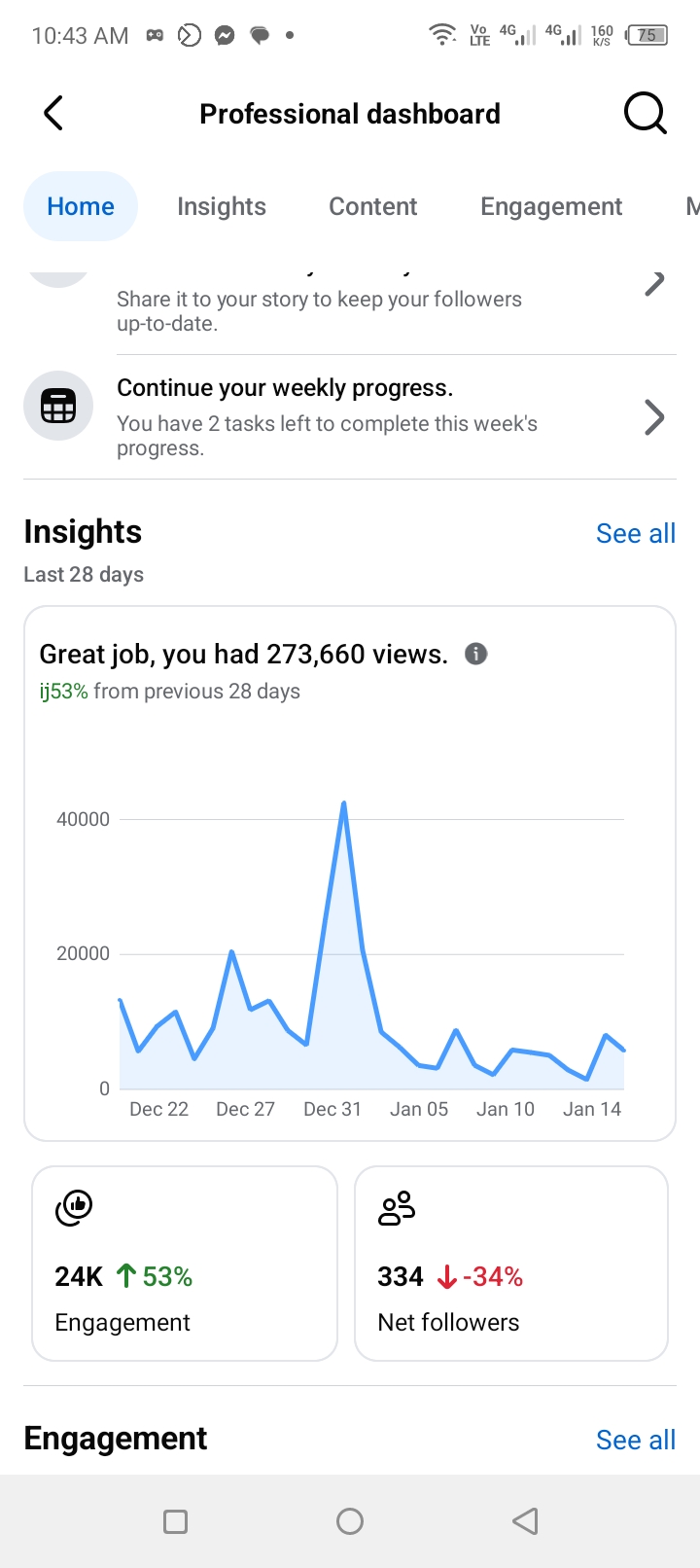 Leopard Beach Resort & Spa analytics — 273K Views · +53% Growth